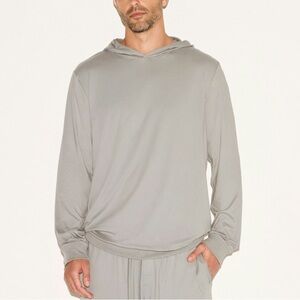 NWT Skims Outdoor jersey Hoodie Shirt new gray